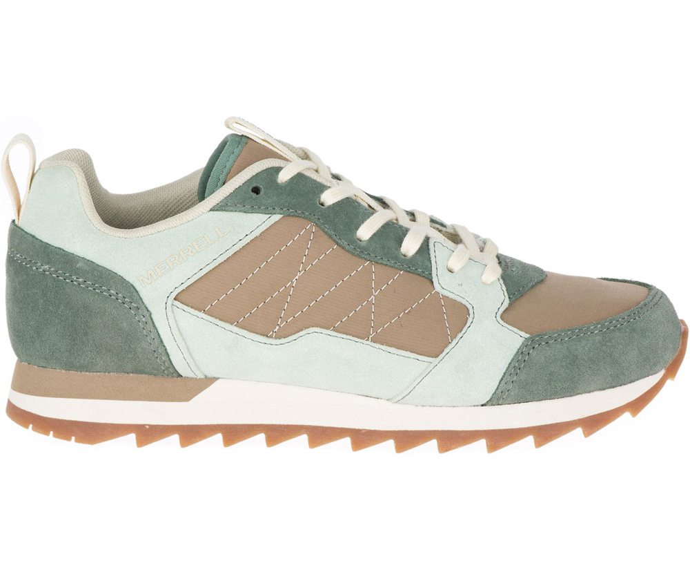 Merrell Sneakers Beige/Olive - Alpine - Womens 06DYNUTCI